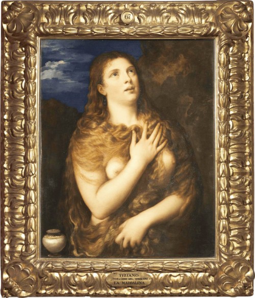 Titian, Mary Magdalene, Palazzo Pitti, Florence, pic. Wikipedia