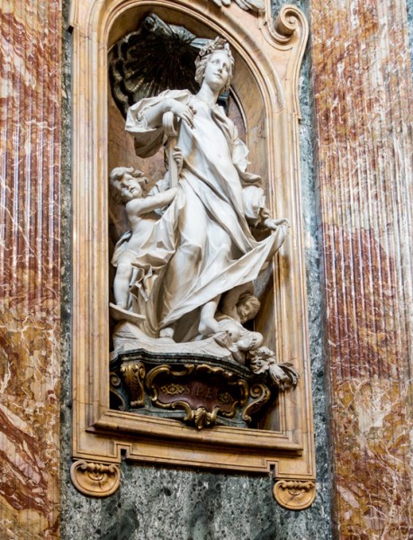 Allegory of Hope, Agostino Cornacchini, Chapel del Monte di Pietà, Palazzo del Monte di Pietà