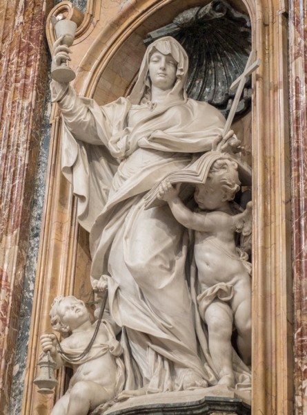 Allegory of Faith, Francesco Moderati, Chapel del Monte di Pietà, Palazzo del Monte di Pietà