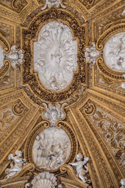 Vault of the Chapel del Monte di Pietà, fragment, Palazzo del Monte di Pietà