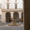 Entrance to the courtyard of Palazzo del Monte di Pietà, Piazza del Monte di Pietà