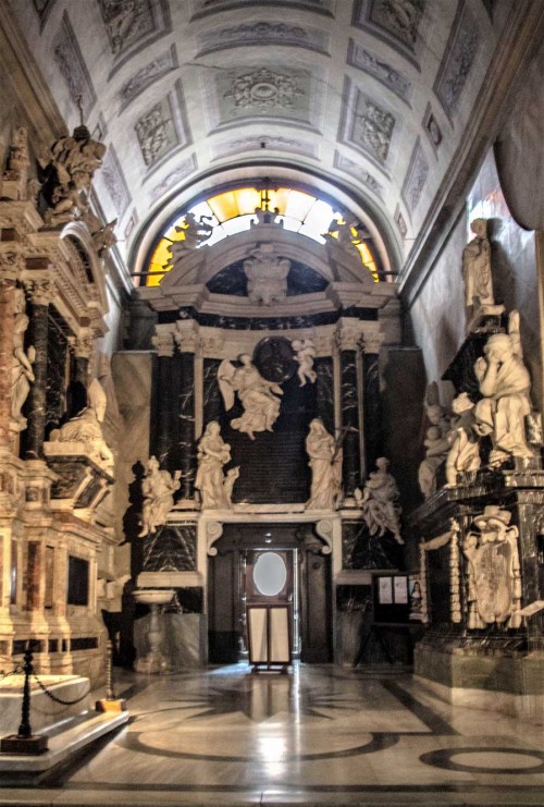 Ercole Ferrata, tombstone of Cardinal Carlo Bonelli, Basilica of Santa Maria sopra Minerva