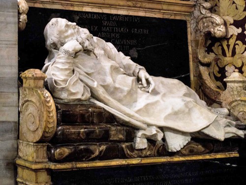 Ercole Ferrata, funerary monument of Bernardino Lorenzo Spada, Church of San Girolamo della Carità