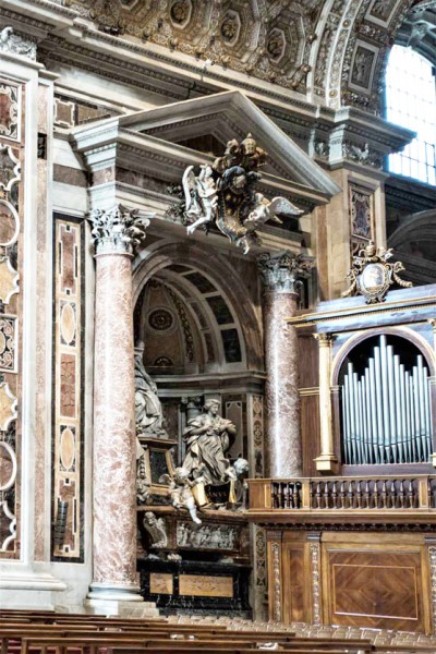 Ercole Ferrata, statue of the pope – tombstone of Clement X, Basilica of San Pietro in Vaticano