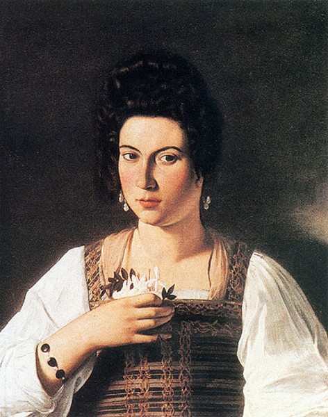 Portret Fillide Melandroni, Caravaggio, obraz zaginiony