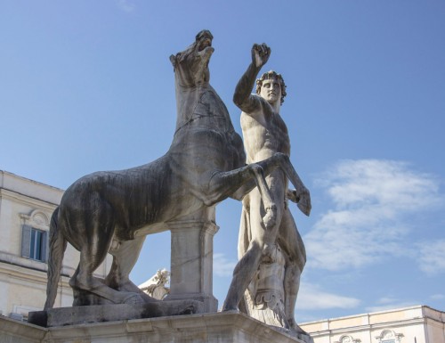 Fontana dei Dioscuri on Monte Cavallo