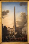 Papież Innocenty X oglądający fontannę na Piazza Navona, ok. 1651, Museo di Roma, Palazzo Braschi