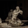 Fontana del Moro, one of the tritons by Giacomo della Porta, Piazza Navona