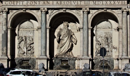 Fontana dell'Acqua Felice (Fontana del Mosè), design Domenico Fontana