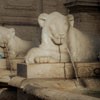 Fontana dell'Acqua Felice (Fontana del Mosè), antyczne lwy