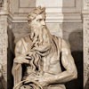 Statue of Moses, funerary monument of Julius II, Michelangelo, Church of San Pietro in Vincoli