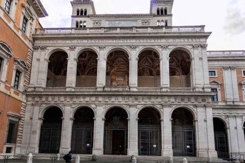 Domenico Fontana, fasada transeptu bazyliki św. Jana na Lateranie (San Giovanni in Laterano)