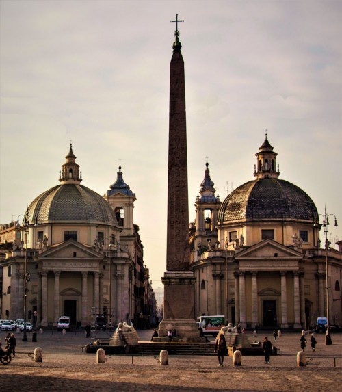 Domenico Fontana, obelisk at Piazza del Popolo