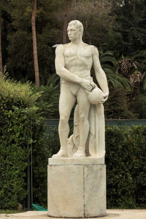 Foro Italico, decorations of the tennis court