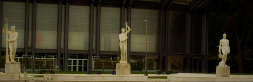 Foro Italico, statue – decoration of the tennis court