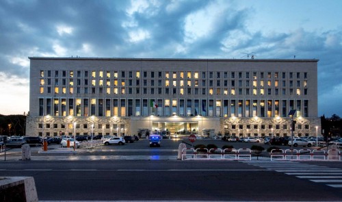 Palazzo della Farnesina, currently the seat of the Ministry of Foreign Affairs