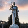 Foro Italico, statue of a soldier – decoration of the tennis court