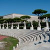 Foro Italico posągi atletów zdobiące Stadio dei Marmi