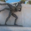 Foro Italico, sculpture adorning the grandstand of Stadio dei Marmi