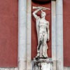 Foro Italico, sculpture at the back of the swimming center