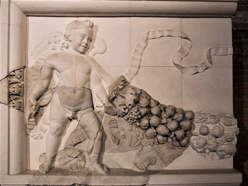 Forum of Caesar, figural decoration of the cell of the Venus Genetrix temple, Museo dei Fori Imperiali