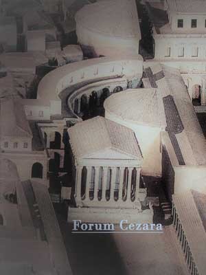 Forum of Caesar, model, Museo della Civiltà Romana