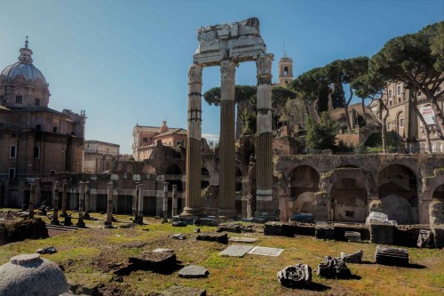 Forum of Cesar, remains of the Temple of Venus Genetrix