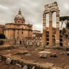 Forum of Caesar, in the background Church of Sant Luca e Martina