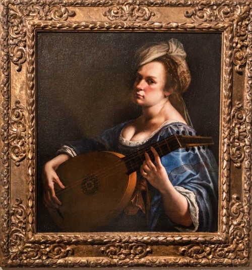 Artemisia Gentileschi, self-portrait, Hartford, Wadsworth Atheneum Museum of Art