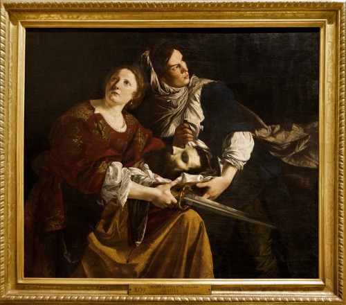 Orazio Gentileschi, Judith and Her Maidservant with the Head of Holofernes, Musei Vaticani – Pinacoteca Vaticana