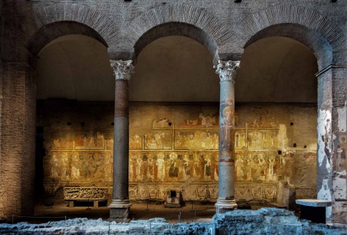 Church of Santa Maria Antiqua built during the pontificate of Pope Gregory I