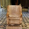 Marble armchair from the I century B.C., believed to be the bishop’s throne of Pope Gregory, Church of San  Gregorio Magno