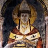 St. Gregory the Great, fresco from the XIII century, Church of San Saba