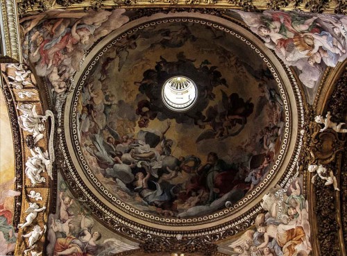 Guercino, freski w kopule kościoła Santa Maria della Vittoria