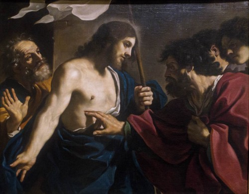 Guercino, Niewierny Tomasz, Pinacoteca Vaticana