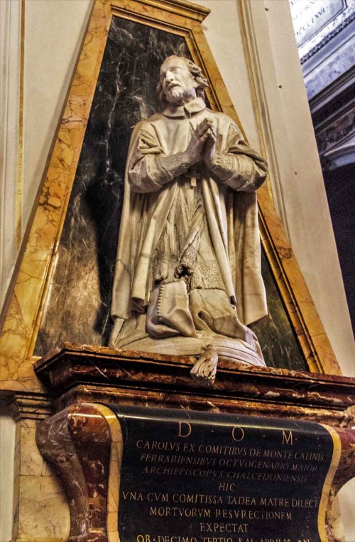 Domenico Guidi, tombstone of Carlo di Montecatini, Church of Santa Maria in Aquiro