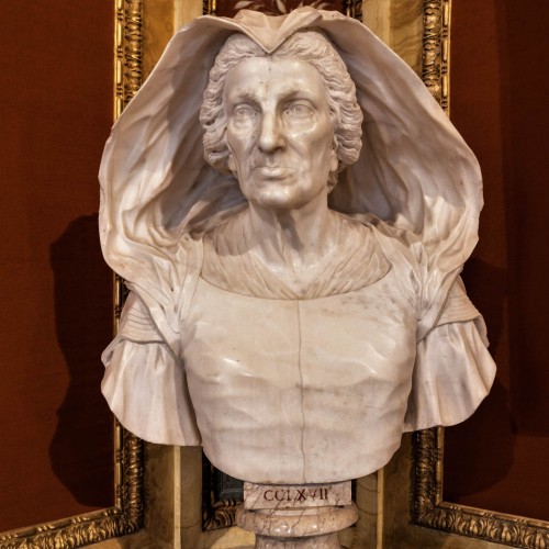 Domenico Guidi, bust of Felice Zacchia Rondinini, Galleria Borghese