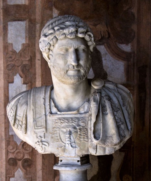 Popiersie cesarza Hadriana, Museo Nazionale Romano, Palazzo Altemps