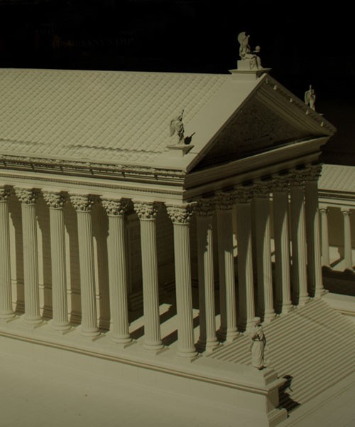 Hadrian’s Temple, model