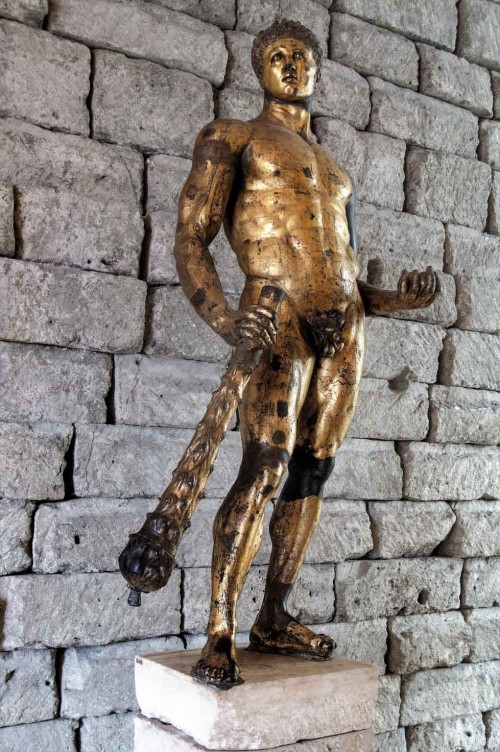 Statue of a gilded Hercules from Forum Boarium, Musei Capitolini