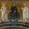 Mosaic from the times of Pelagius, last on the right – St. Hippolytus, Basilica of San Lorenzo fuori le mura