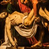 Złożenie do grobu, Caravaggio, śś. Jan i Nikodem podtrzymują ciało Chrystusa, Musei Vaticani