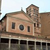 Façade of the Church of San Lorenzo in Lucina