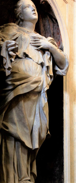 Alessandro Algardi, statue of Mary Magdalene, Church of San Silvestro al Quirinale