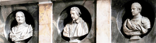 Alessandro Algardi, figures of the members of the Frangipani family, family chapel, Church of San Marcello al Corso