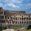 Koloseum - amfiteatr Flawiuszów, ukończony przez cesarza Tytusa