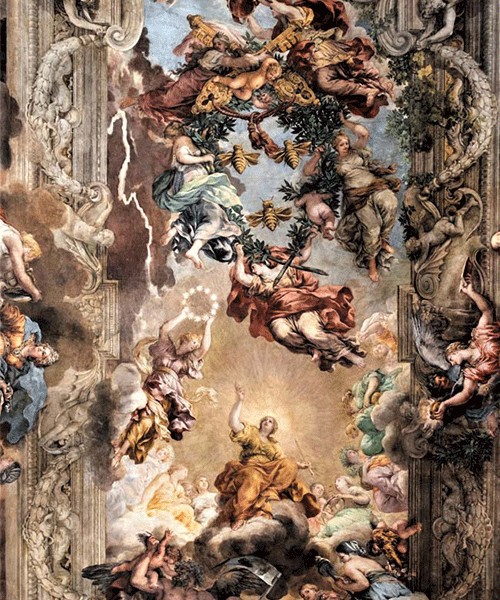 Triumf Opatrzności Bożej, Pietro da Cortona, Salone Grande, Palazzo Barberini
