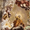 Triumf Opatrzności Bożej, alegoria Boskiej Opatrzności z niosącą koronę Glorią nieśmiertelności, Pietro da Cortona, Palazzo Barberini
