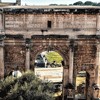 Łuk Septymiusza Sewera, Forum Romanum