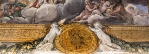 Historia Eneasza, Wenus pokazuje Eneaszowi zbroję wykutą przez Wulkana, Pietro da Cortona, Palazzo Pamphilj
